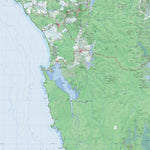 Getlost Map SK5505 QUEENSTOWN Australia Touring Map V15 1:250,000