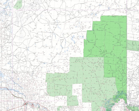 Getlost Map SI5406 CHOWILLA Australia Touring Map V15 1:250,000