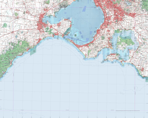 Getlost Map SJ5509 QUEENSCLIFF Australia Touring Map V15 1:250,000