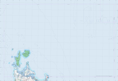 Getlost Map SK5501 KING ISLAND Australia Touring Map V15 1:250,000