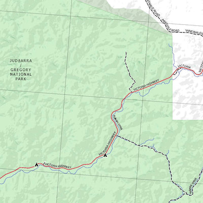Getlost Map SD5216 DELAMERE Australia Touring Map V15 1:250,000