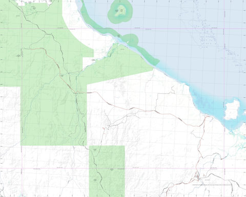 Getlost Map SD5315 MOUNT YOUNG Australia Touring Map V15 1:250,000