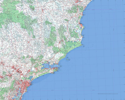 Getlost Map SI5602 NEWCASTLE Australia Touring Map V15 1:250,000