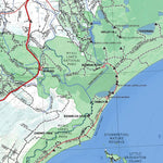 Getlost Map SI5602 NEWCASTLE Australia Touring Map V15 1:250,000