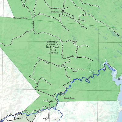 Getlost Map SD5404 CAPE WEYMOUTH Australia Touring Map V15 1:250,000