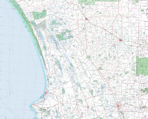 Getlost Map SJ5402 NARACOORTE Australia Touring Map V15 1:250,000
