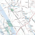 Getlost Map SJ5402 NARACOORTE Australia Touring Map V15 1:250,000