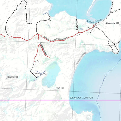 Getlost Map SD5308 PORT LANGDON Australia Touring Map V15 1:250,000