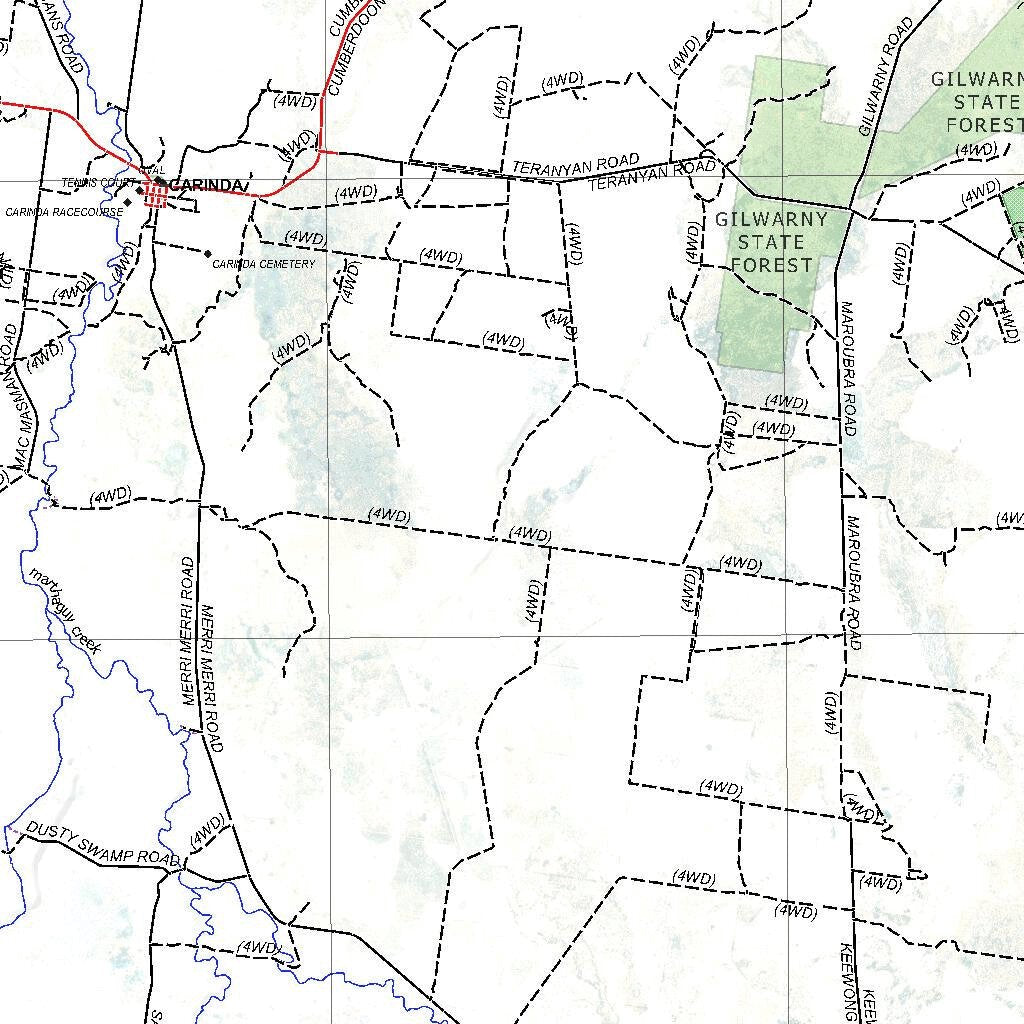 Getlost Map SH5511 WALGETT Australia Touring Map V15 1250,000 by