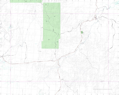 Getlost Map SE5303 BAUHINIA DOWNS Australia Touring Map V15 1:250,000