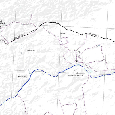 Getlost Map SE5405 WESTMORELAND Australia Touring Map V15 1:250,000