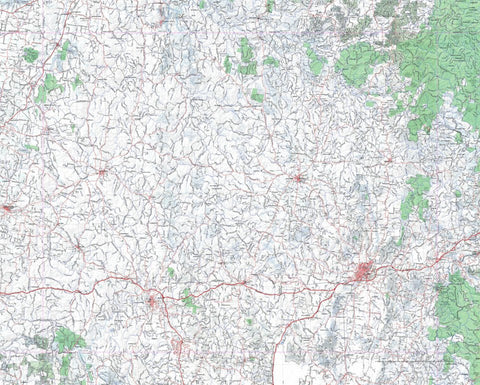 Getlost Map SI5512 GOULBURN Australia Touring Map V15 1:250,000