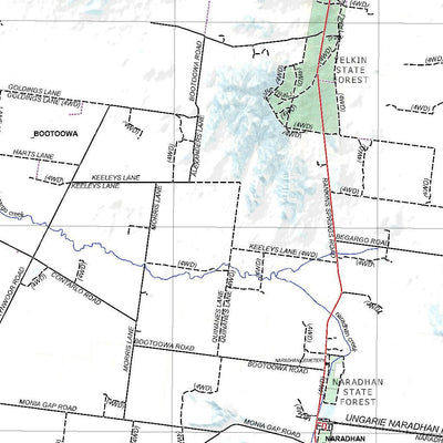 Getlost Map SI5506 CARGELLIGO Australia Touring Map V15 1:250,000