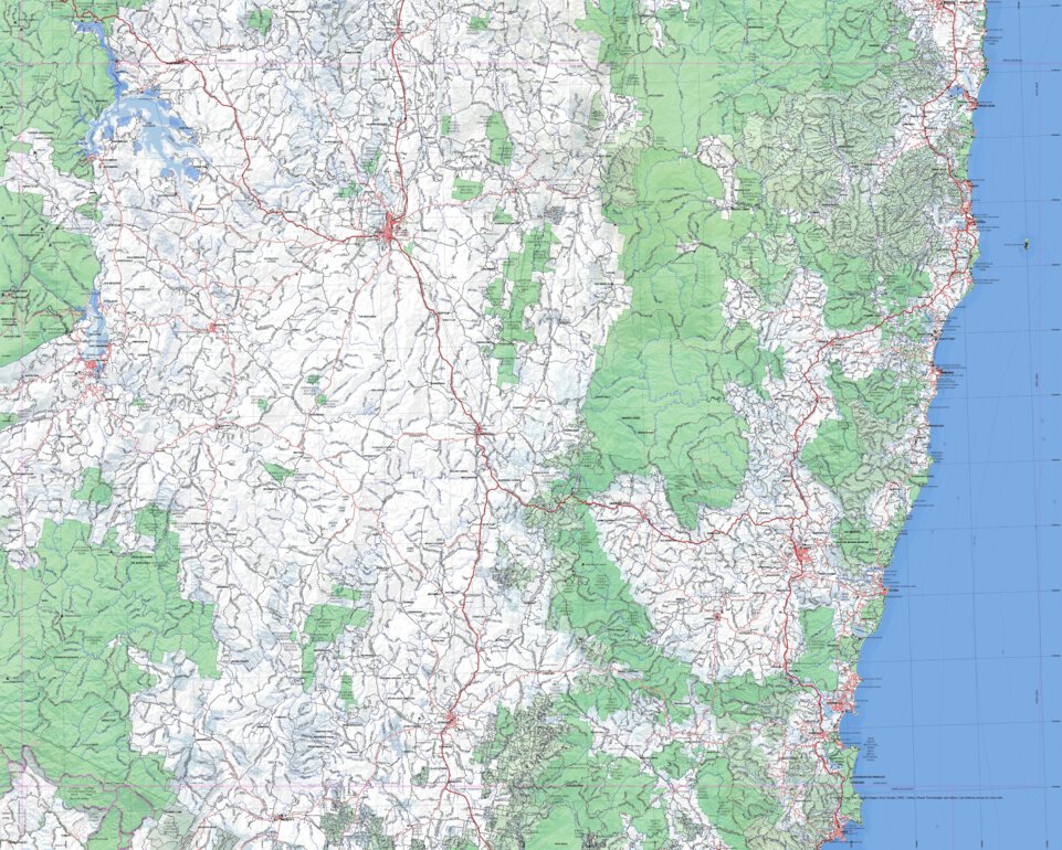 Getlost Map SJ5504 BEGA Australia Touring Map V15 1:250,000 by Getlost ...