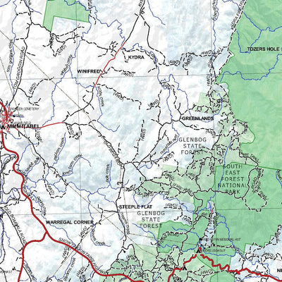 Getlost Map SJ5504 BEGA Australia Touring Map V15 1:250,000