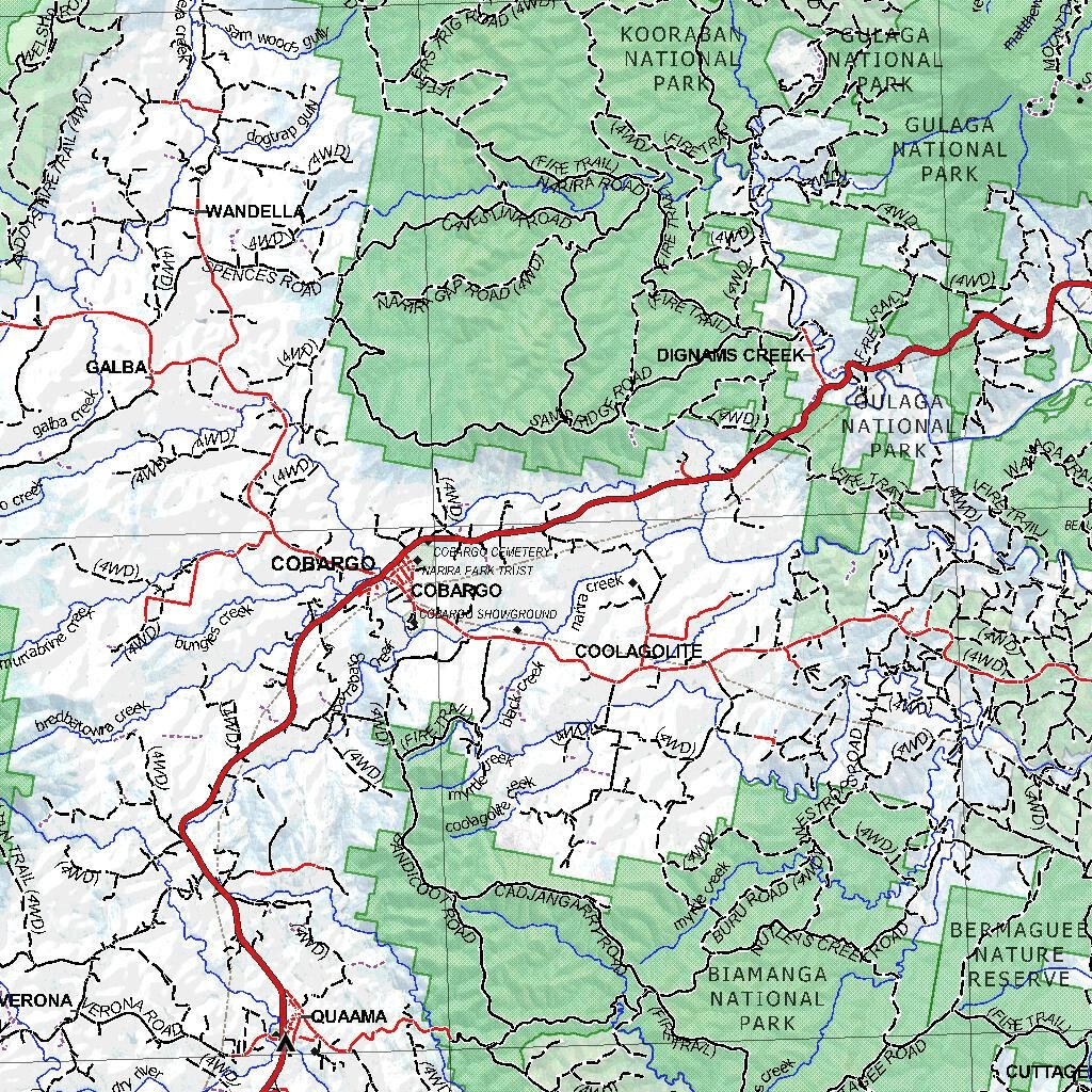 Getlost Map SJ5504 BEGA Australia Touring Map V15 1:250,000 by Getlost ...