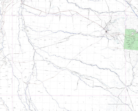 Getlost Map SE5411 CROYDON Australia Touring Map V15 1:250,000