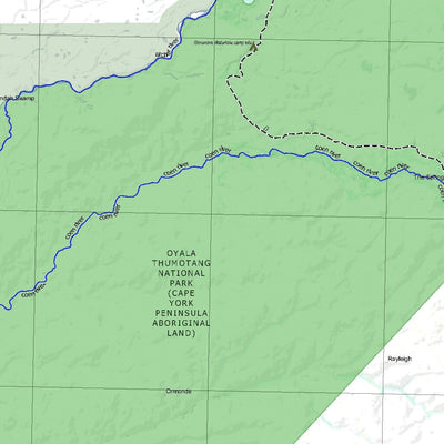 Getlost Map SD5407 AURUKUN Australia Touring Map V15 1:250,000