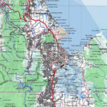 Getlost Map SE5502 CAIRNS Australia Touring Map V15 1:250,000