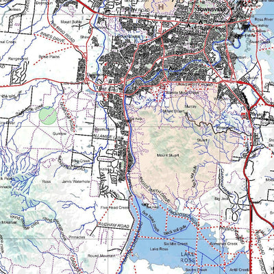Getlost Map SE5514 TOWNSVILLE Australia Touring Map V15 1:250,000