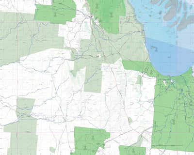 Getlost Map SD5412 EBAGOOLA Australia Touring Map V15 1:250,000