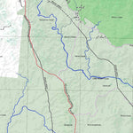 Getlost Map SD5412 EBAGOOLA Australia Touring Map V15 1:250,000