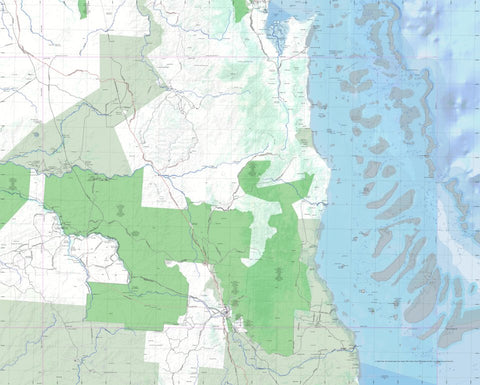 Getlost Map SD5408 COEN Australia Touring Map V15 1:250,000