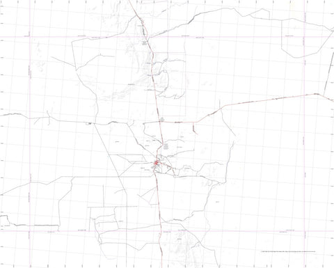Getlost Map SE5314 TENNANT CREEK Australia Touring Map V15 1:250,000