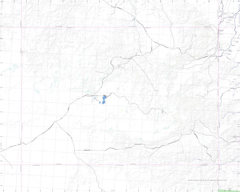 Getlost Map SE5308 CALVERT HILLS Australia Touring Map V15 1:250,000