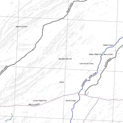Getlost Map SE5409 LAWN HILL Australia Touring Map V15 1:250,000