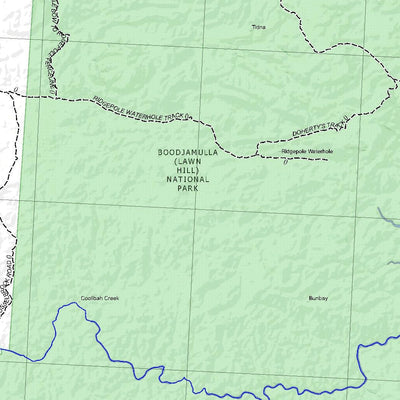 Getlost Map SE5409 LAWN HILL Australia Touring Map V15 1:250,000
