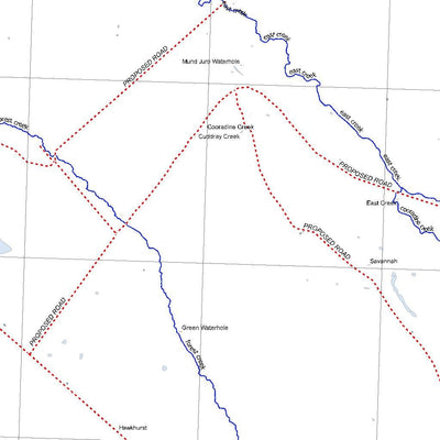 Getlost Map SE5415 MILLUNGERA Australia Touring Map V15 1:250,000