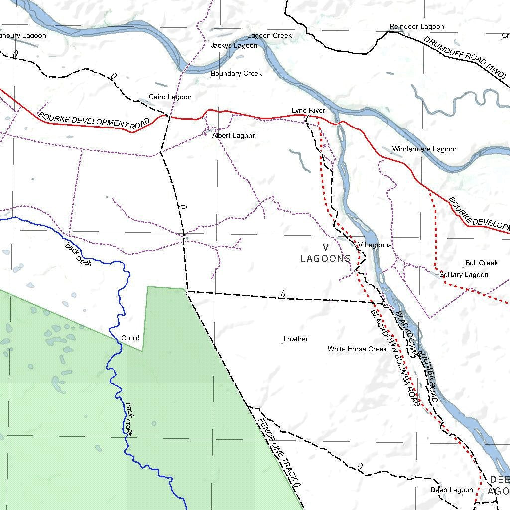 Getlost Map SE5404 WALSH Australia Touring Map V15 1:250,000 by Getlost ...