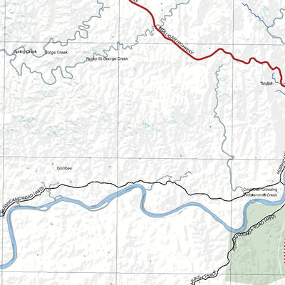 Getlost Map SE5501 MOSSMAN Australia Touring Map V15 1:250,000