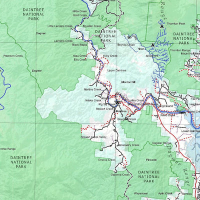 Getlost Map SE5501 MOSSMAN Australia Touring Map V15 1:250,000