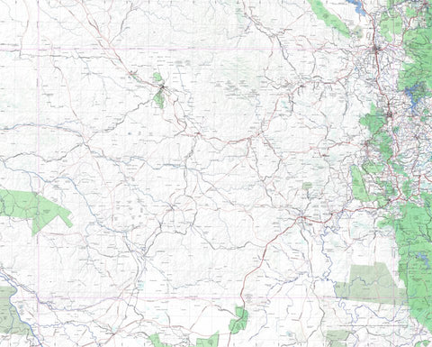 Getlost Map SE5505 ATHERTON Australia Touring Map V15 1:250,000
