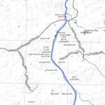 Getlost Map SE5412 GEORGETOWN Australia Touring Map V15 1:250,000