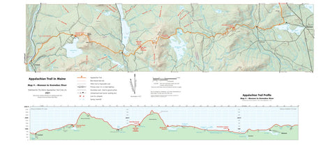 Appalachian Trail in Maine - Map 4