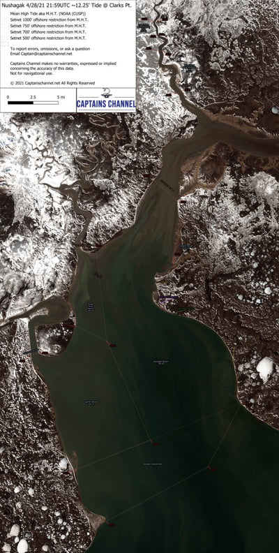 2021 Nushagak Commercial Salmon District/Area Map