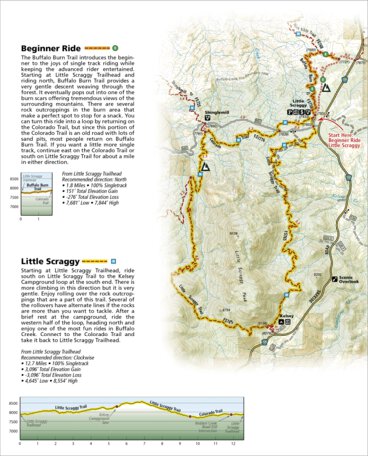 503 Buffalo Creek Mountain Bike Trails (Little Scraggy inset)