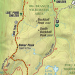 Long Trail Map 6th ed. #3
