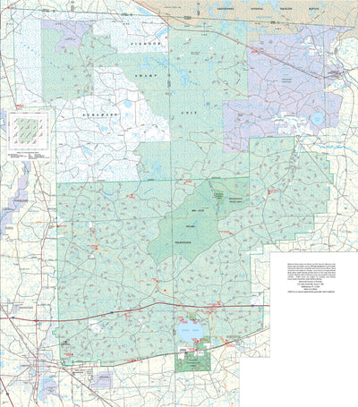Osceola National Forest Visitor Map