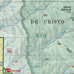 Rio Grande National Forest Visitor Map - Saguache Ranger District (East Half)