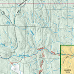 Rio Grande National Forest Visitor Map - Saguache Ranger District (West Half)