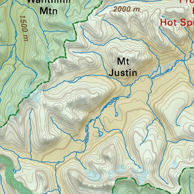 NOBC92 Redfern Lake - Northern BC Topo