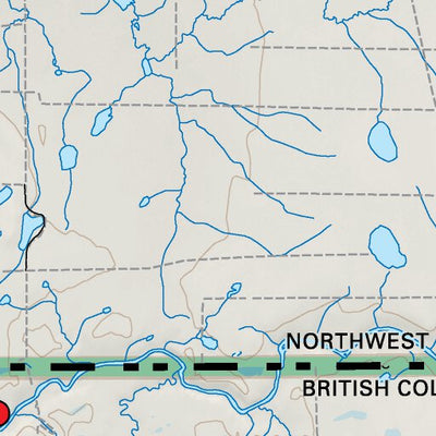 NOBC111 Maxhamish Lake - Northern BC Topo