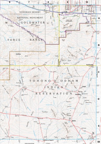 Arizona Atlas & Gazetteer Page 59