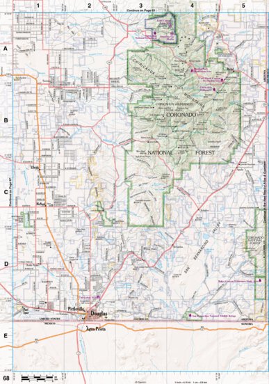 Arizona Atlas & Gazetteer Page 68