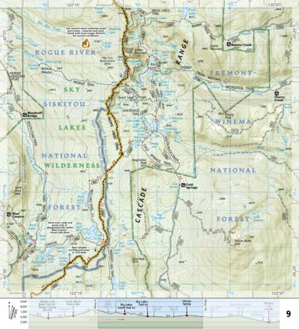 1005 PCT Oregon South (map 09)