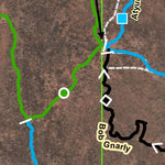 Alice Springs Mountain Bike Trails - Eastside - Map 2